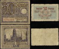 zestaw 2 banknotów 1919–1923, 50 fenigów 15.04.1