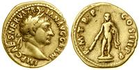 aureus 100, Rzym, Aw: Głowa cesarza w wieńcu lau