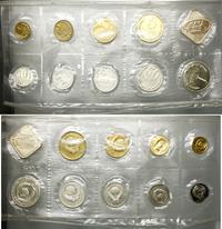 Rosja, zestaw 9 monet i żeton, 1989