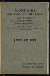 literatura numizmatyczna, Schulman J., Monnaies Antiques et Orientales. Collections de M. Geo. B. Bl..