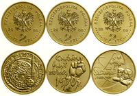 zestaw 3 x 2 złote 2000, Warszawa, 1000-lecie zj