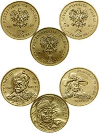 Polska, zestaw 3 x 2 złote, 1997–1999