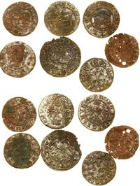Polska, zestaw 7 monet (fałszerstwa z epoki)