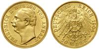 20 marek 1904 A, Berlin, złoto, 7.92 g, moneta c