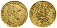 5 marek 1877 A, Berlin, złoto, 1.98 g, moneta cz