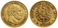 5 marek 1877 C, Frankfurt, złoto, 1.97 g, moneta