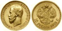 10 rubli 1903 (A•P), Petersburg, złoto, 8.61 g, 