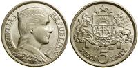 5 łatów 1932, Londyn, moneta lekko czyszczona, K
