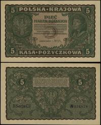 5 marek polskich 23.08.1919, seria II-CJ, numera
