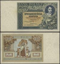 20 złotych 20.06.1931, seria DH, numeracja 66685
