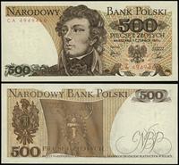 500 złotych 1.06.1979, seria CA, numeracja 49494