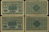 zestaw: 2 x 2 hrywny 1918, serie A, numeracje 05