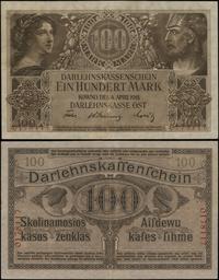 100 marek 4.04.1918, Kowno, numeracja 0178117, b