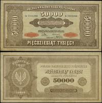 50.000 złotych 10.10.1922, seria X, numeracja 71