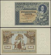 20 złotych 20.06.1931, seria DT. , numeracja 589