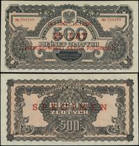 500 złotych 1944, w klauzuli OBOWIĄZKOWE, seria 