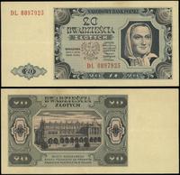 20 złotych 1.07.1948, seria DL, numeracja 889792