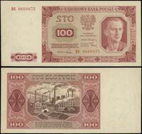 100 złotych 1.07.1948, seria BE, numeracja 06608