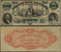 5 dolarów 18... (po roku 1860), seria B, niewype