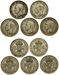 Wielka Brytania, zestaw: 5 x floren, 1938, 1940, 1941, 1942, 1945