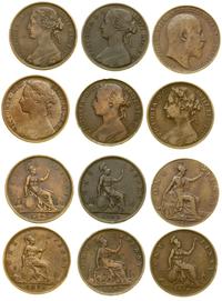 Wielka Brytania, zestaw: 6 x pens, 1862–1909