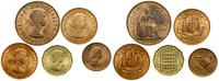 Wielka Brytania, zestaw 11 monet, 1953–1967