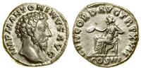 denar 162–163, Rzym, Aw: Głowa cesarza w prawo, 