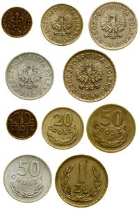 zestaw 5 monet 1930–1949, Warszawa, Kremnica, w 