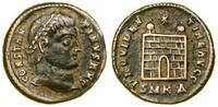 follis (327–328), Cyzicus, Aw: Głowa cesarza w p