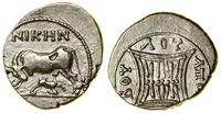 drachma (ok. 229–100 pne), Aw: Krowa stojąca w l