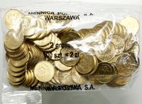 Polska, worek menniczy 100 x 2 grosze, 2008