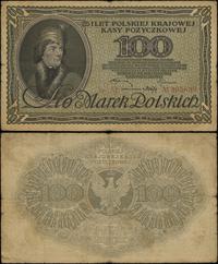100 złotych 15.02.1919, znak wodny “plaster miod