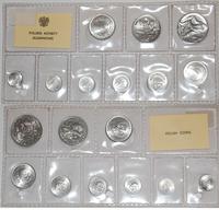 zestaw 9 monet PRL 1949-1976, Warszawa, Zestaw 5