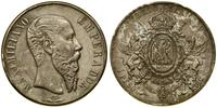 1 peso 1866 Mo, Meksyk, srebro próby 900, ok. 27