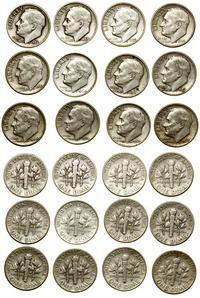 zestaw 12 x 10 centów 1946, 1954, 1957, 1959, 19