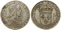 Francja, 1/2 écu deuxième poinçon de Warin, 1642 A