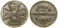 2 kopiejki 1916 J, Hamburg, żelazo, Bitkin 5, Ja