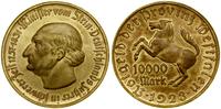 10.000 marek 1923, miedź złocona, 44.6 mm, 31.29