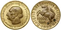 10.000 marek 1923, miedź złocona, 44.6 mm, 31.09