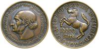 10.000 marek 1923, miedź złocona, 44.7 mm, 30.70