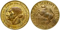 5 milionów marek 1923, miedź złocona, 44.2 mm, 3