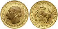 50 milionów marek 1923, miedź złocona, 44.6 mm, 