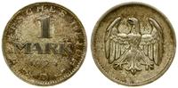1 marka 1924 D, Monachium, patyna, AKS 34, Jaege