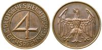 Niemcy, 4 fenigi, 1932 J