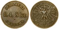 Niemcy, 4 floreny / 8 krajcarów, bez daty (ok. 1864–1866)