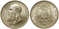 3 marki 1913 D, Monachium, minimalne ryski, pięk
