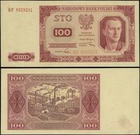 100 złotych 1.07.1948, seria HF, numeracja 93292