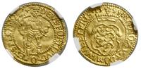 dukat 1595, złoto, bardzo ładna moneta , w opako