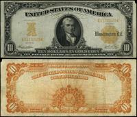 10 dolarów w złocie 1907, żółta pieczęć, podpisy