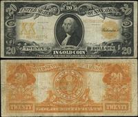 20 dolarów w złocie 1906, żółta pieczęć, podpisy